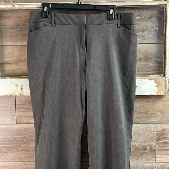 NWT GEORGE Women’s Classic Straight Leg Stretch Millennium Pant Sz 16P Char Gray - Picture 3 of 8
